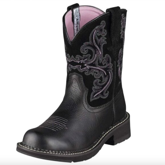 Ariat Fatbaby II Leather Boots Nearly New - Picture 1 of 13